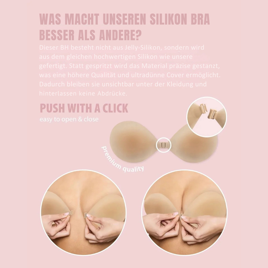 SilkLift™ Trägerloser Silikon BH mit unsichtbarem Halt