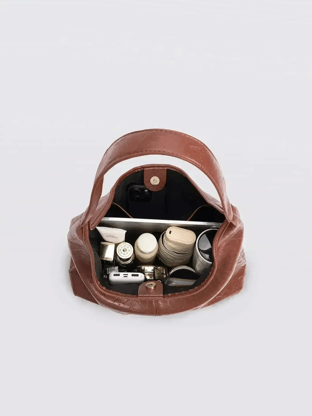 Velmira™ Elegante Vintage Tote Bag aus veganem Leder
