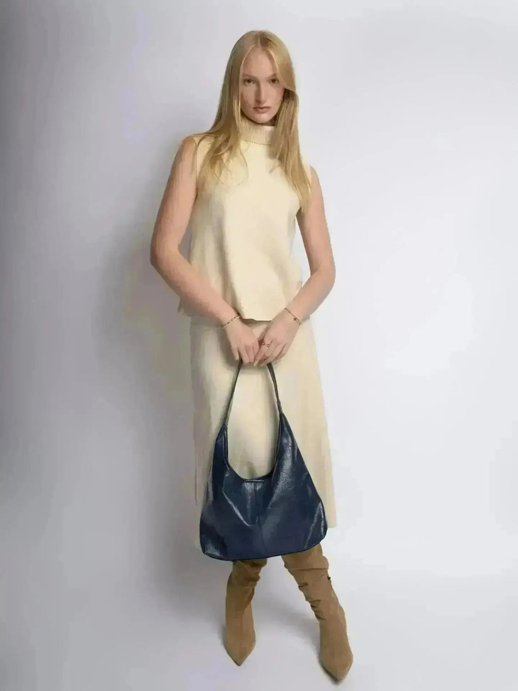 Velmira™ Elegante Vintage Tote Bag aus veganem Leder