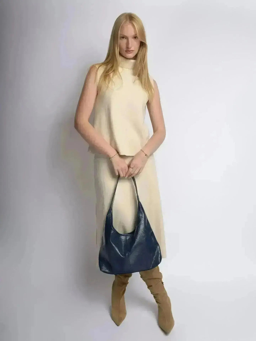 Velmira™ Elegante Vintage Tote Bag aus veganem Leder