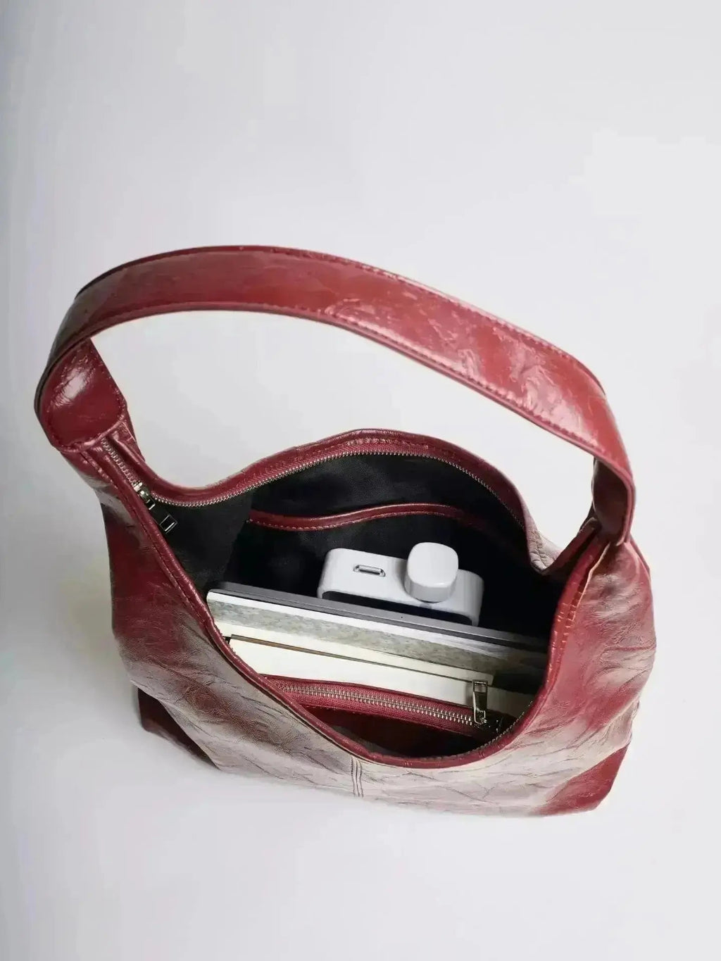 Velmira™ Elegante Vintage Tote Bag aus veganem Leder