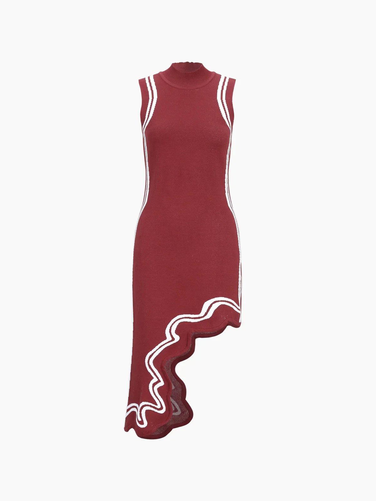 Valerie™ | Kleid Strick-Asymmetrisches Kleid