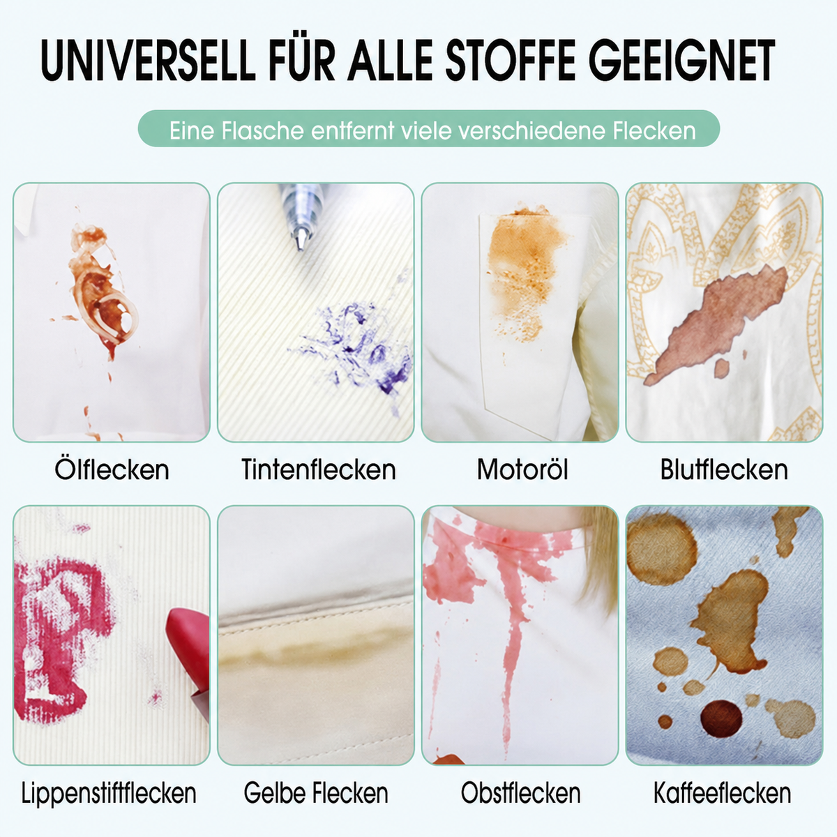 FreshCloth™ Fleckenentferner Spray | Tiefenwirkung & Langanhaltende Frische für Kleidung