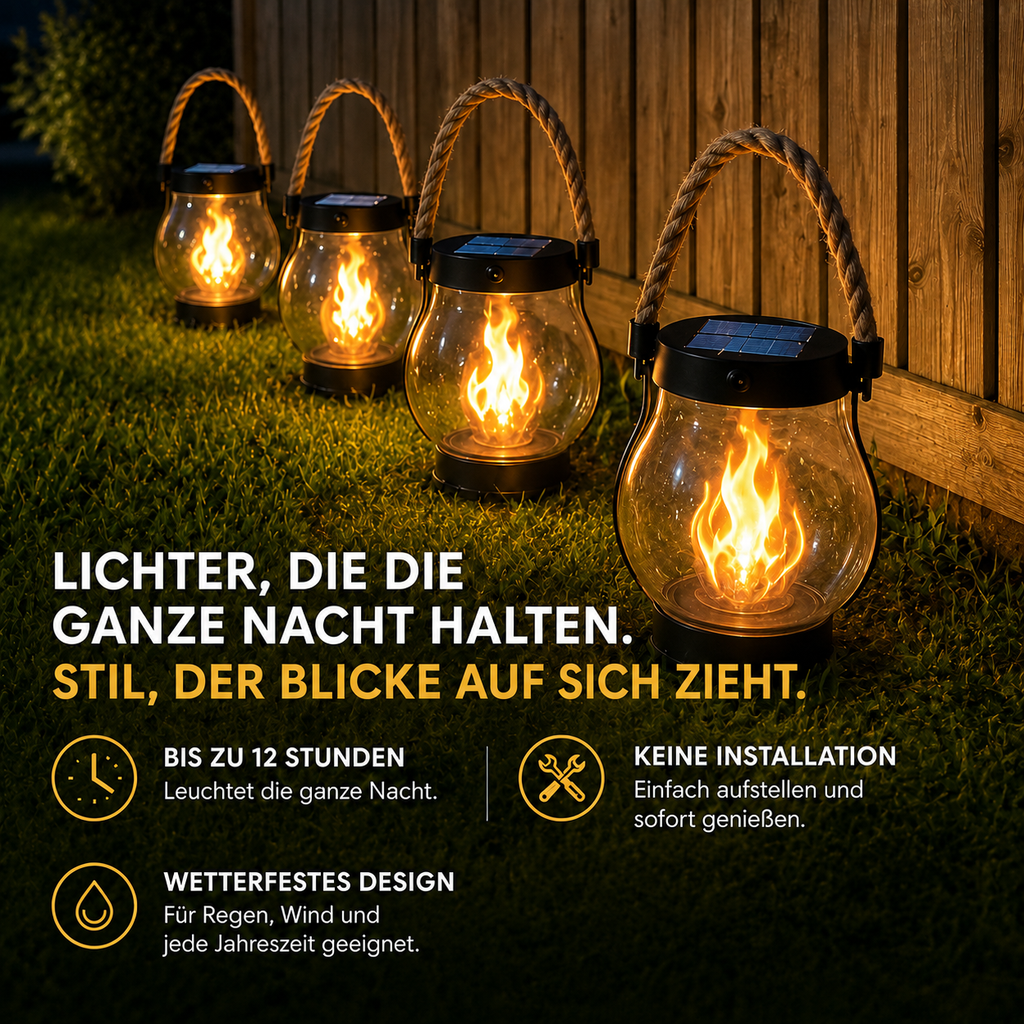 Lumin™ – Solar-Laternen für den Außenbereich