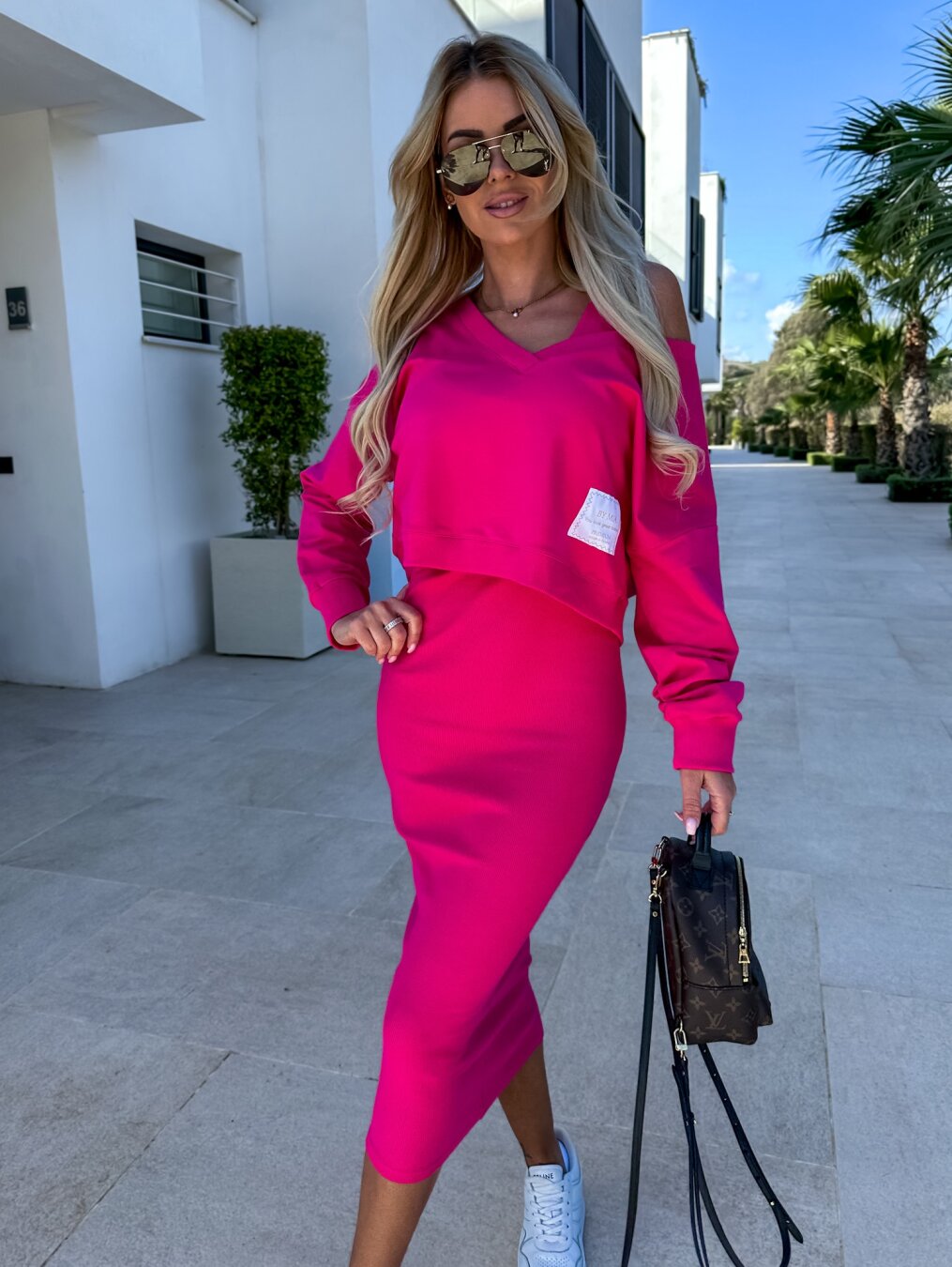 Charissa™ - Lässiger Sweatshirt- und Kleid-Set