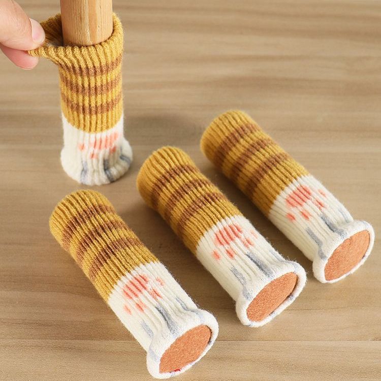 1+2 GRATIS! (12 Stück) 🐾 Katzenpfoten Stuhlbeinschoner Extra Dick – Schutz vor Kratzern & leisere Möbelbewegung