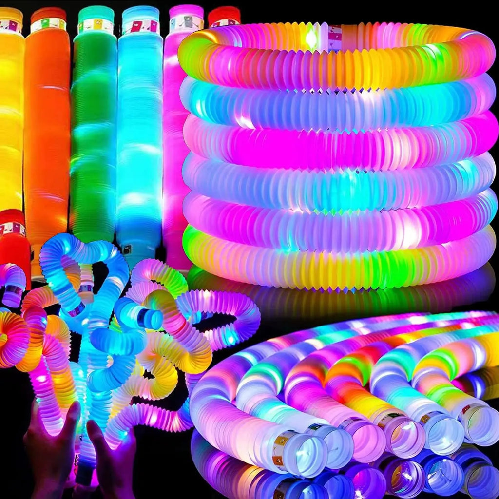 PopLumi™ Leuchtende Pop Tubes mit LED im 6er oder 12er Set