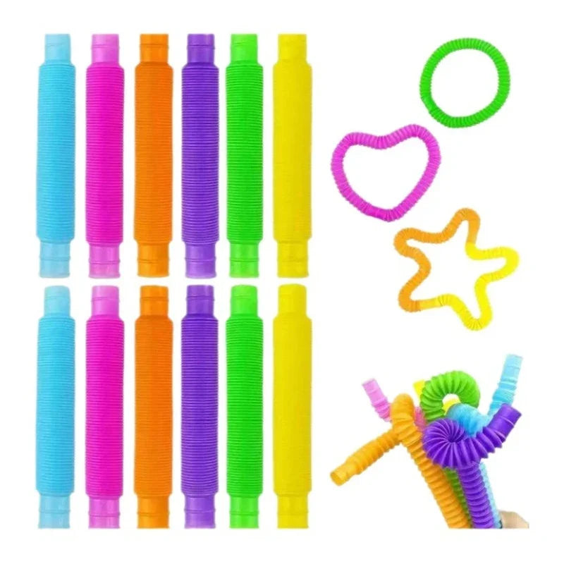 PopLumi™ Leuchtende Pop Tubes mit LED im 6er oder 12er Set