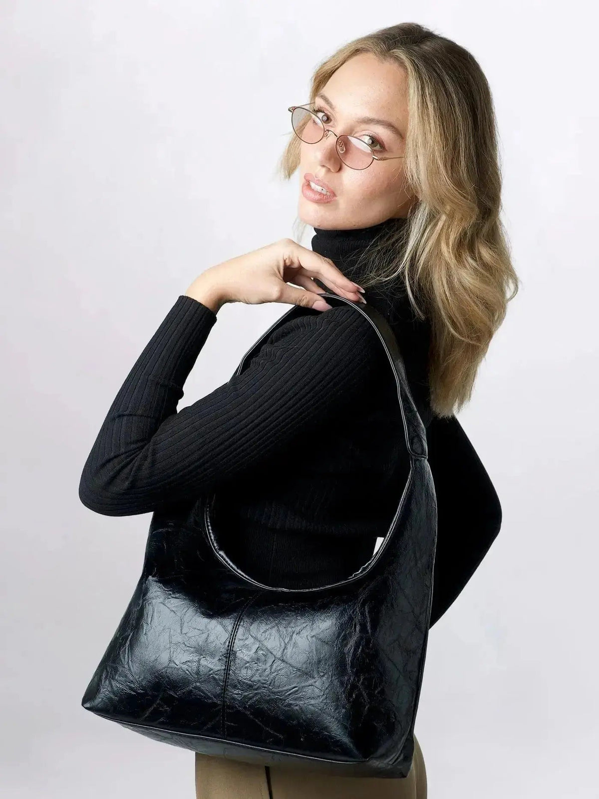 Velmira™ Elegante Vintage Tote Bag aus veganem Leder