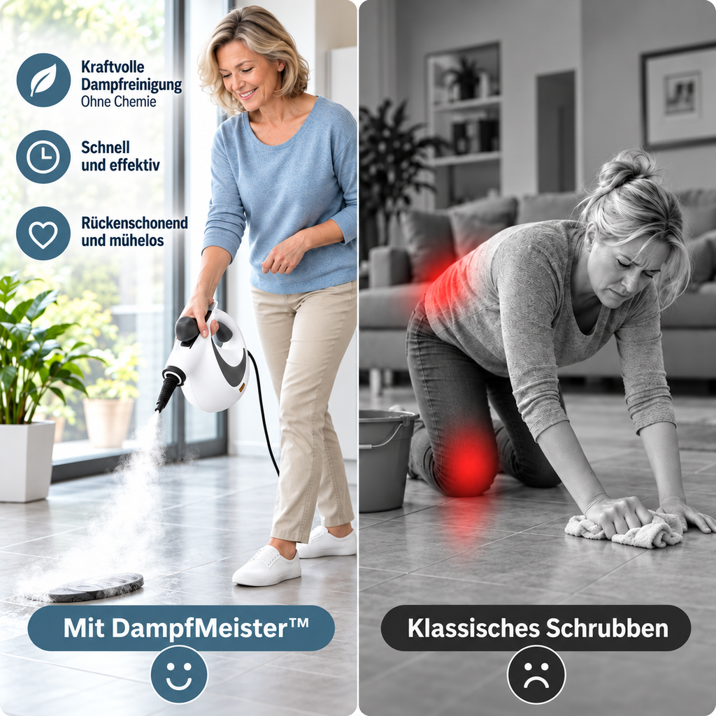 Cleanova™ Hochtemperatur-Dampfreiniger für Küche, Bad und Haushalt