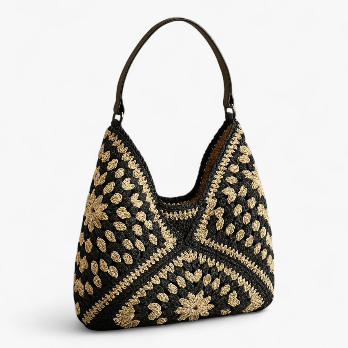 Senna™ | Handgeflochtene Bast-Umhängetasche – Luxus Boho Sommertasche