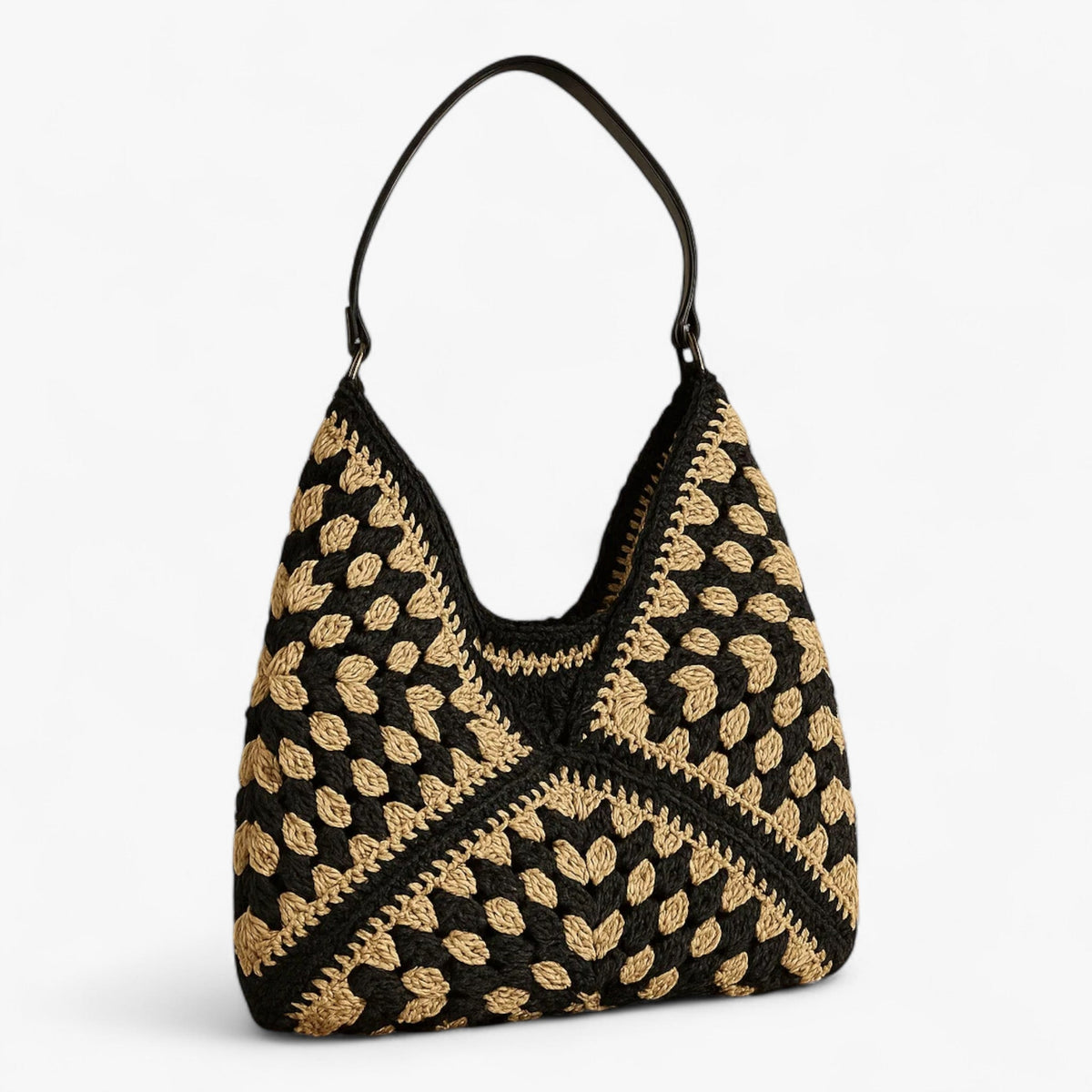 Senna™ | Handgeflochtene Bast-Umhängetasche – Luxus Boho Sommertasche
