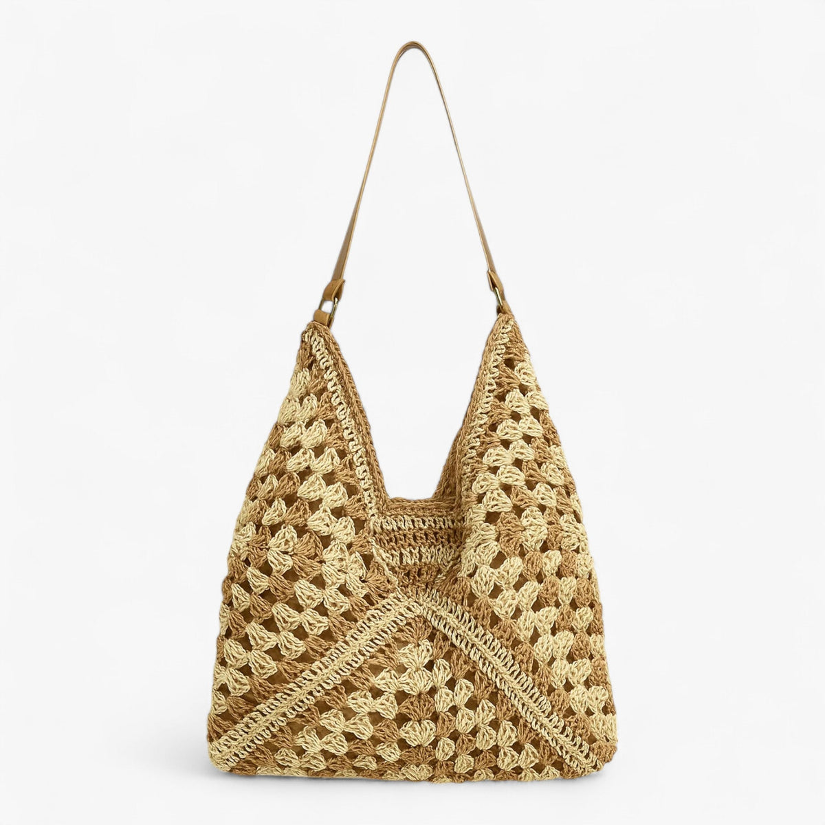 Senna™ | Handgeflochtene Bast-Umhängetasche – Luxus Boho Sommertasche