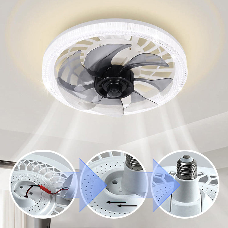 LumiBreeze™ 2 in 1 Deckenlampe mit Ventilator | LED Licht & Fernbedienung | Leise & Dimmbar