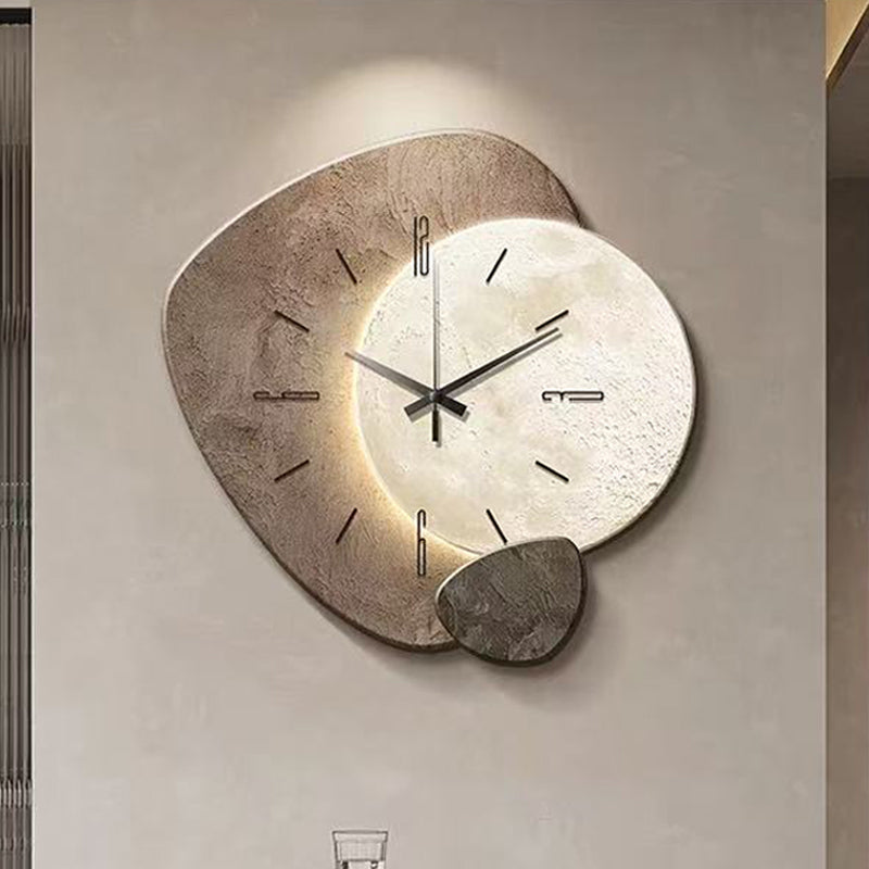 Luna™ Wanduhr | Nordic Design mit LED Hintergrundbeleuchtung & geräuschlosem Uhrwerk