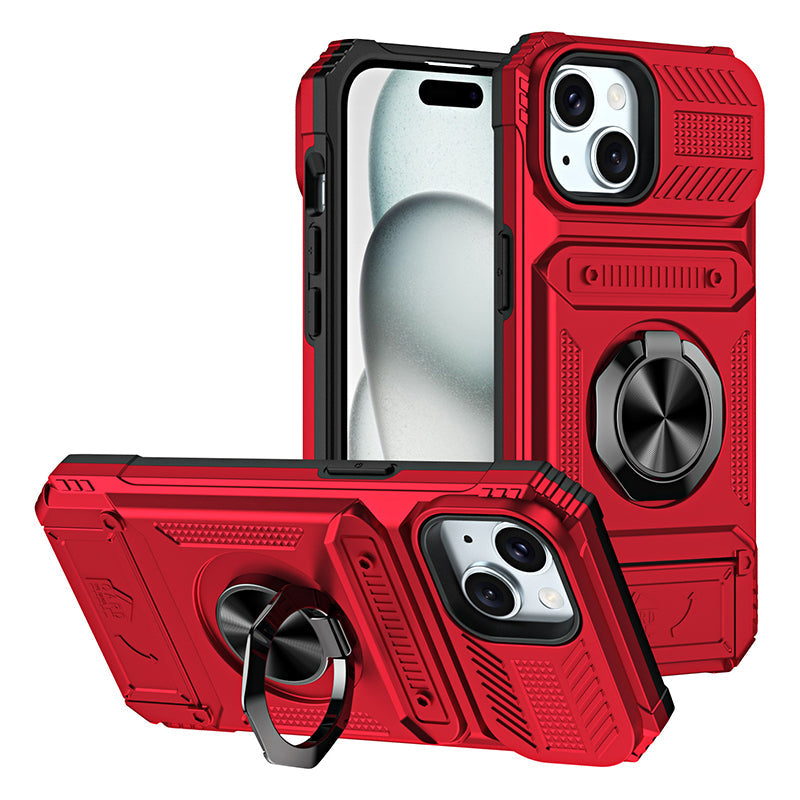 Gripora™ iPhone Handyhülle mit Kartenhalter und Ringständer