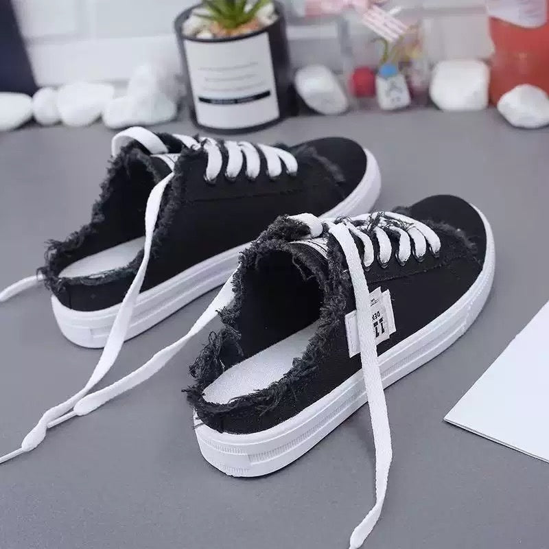 DenimMule™ Sneaker | Lässige Damen Halbschuhe aus Denim mit Slip On Komfort