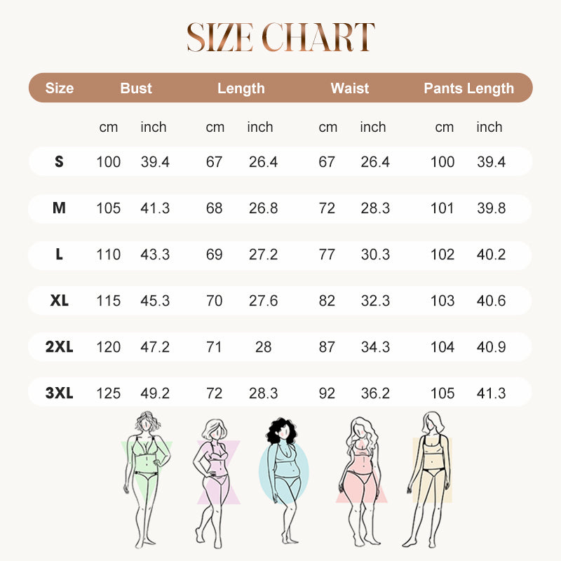 Liora™ Zweiteiliges Damen-Set mit V-Ausschnitt und weiter Print-Hose