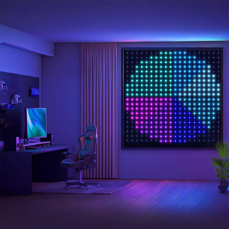 LumiCurtain™ Smarter LED Lichtvorhang mit App und Musikmodus