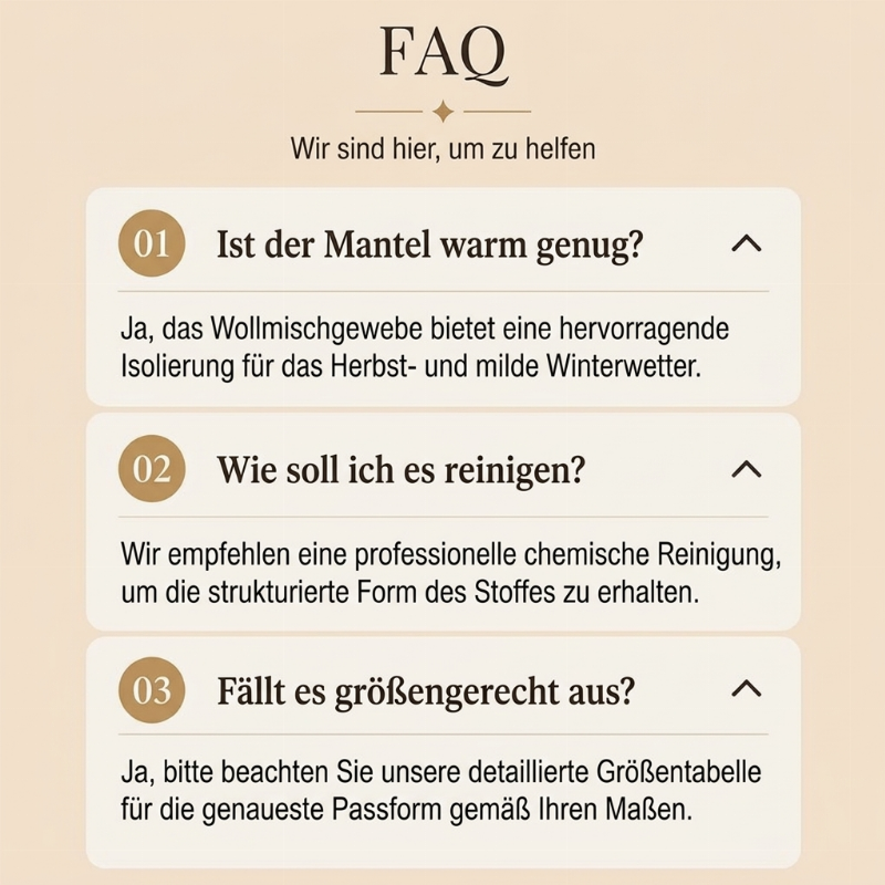 Nordelle™ Doppelreihiger Damen Mantel mit Kapuze